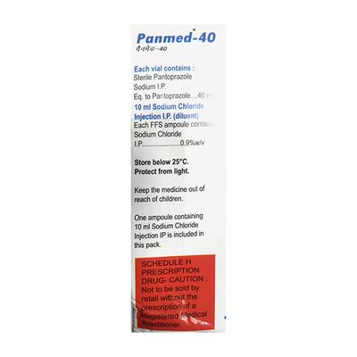 PANMED 40 Injection 1's - Ulcer/Reflux/Flatulence-Aaa