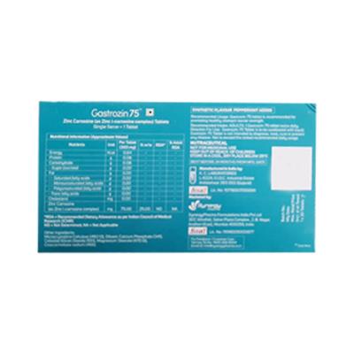 GASTROZIN 75mg Tablet 30's - Supplements-Sup