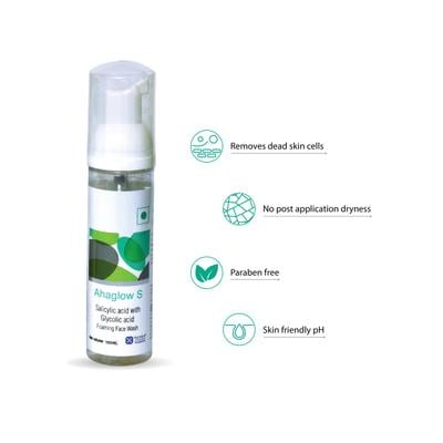 AHAGLOW S FOAMING Face Wash 100ml - Face Wash & Cleansers