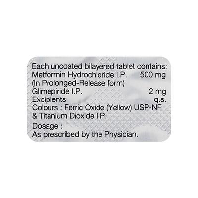 AB GLYMPRD M2 Tablet 15's - Diabetes-Ant