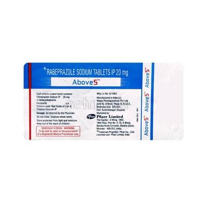 Above 5 Tablet 7'S - Ulcer/Reflux/Flatulence-Aaa
