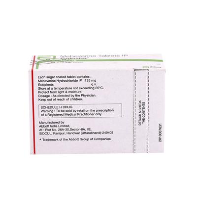 Colospa 135mg Tablet 10'S - Muscle Spasm-Ant