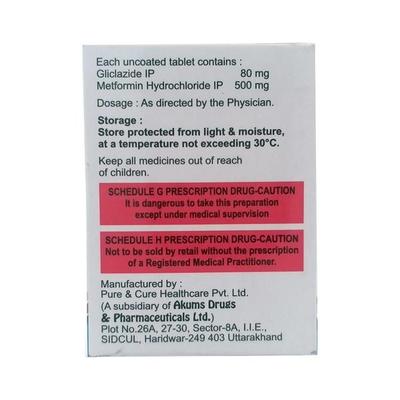 Zicla M Tablet 10'S - Diabetes-Ant