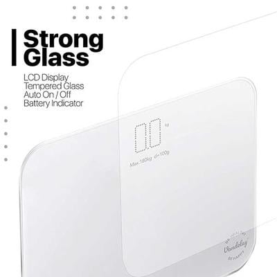Vandelay Digital Body Scale - White - Weighing Scale
