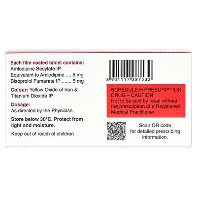 AMLOPRES B 5 Tablet 10's - Hypertension-Ang