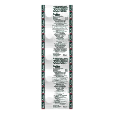 Saridon Head & Body Tablet 10's - Pain Relief Supplement