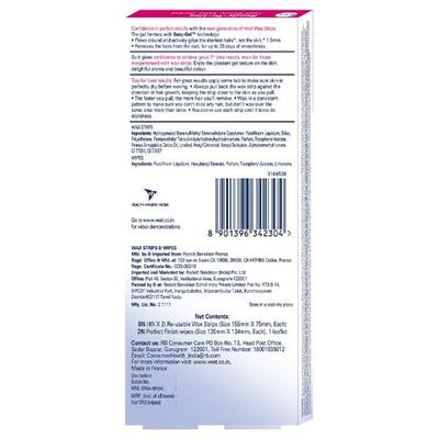 Veet Half Body Waxing Kit - Sensitive Skin Strip 8's - Hair Treatment