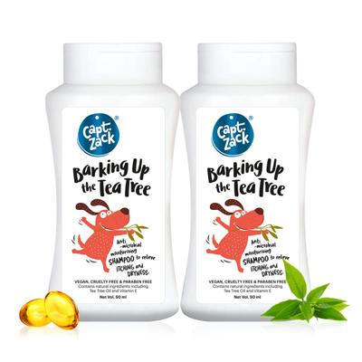 Capt. Zack Barking Up The Tea Tree Shampoo (Pack of 2 x 50 ml) 1's - Pet Healthcare