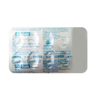 D GAIN 60000iu Capsule 10's - Supplements-Vam