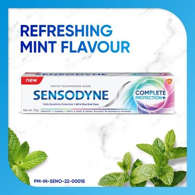 Sensodyne New Complete Protection+ Toothpaste - Pack of 2 x 70 gm - Toothpaste