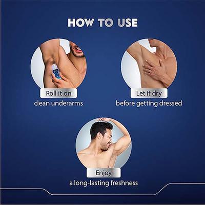 Nivea Men Roll On Deodorant - Fresh Active 50 ml - Men Deodorants/Roll-Ons