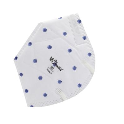 Venus V-Shwas FFP2 Regular Face Mask - Blue Dot (Pack of 6) - Face Mask