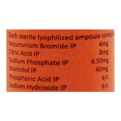 VIBRO 4mg Injection 1's - Muscle Spasm-Mus