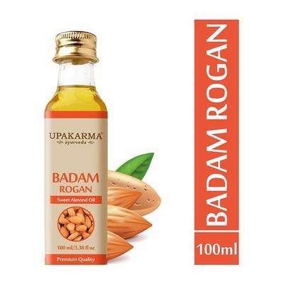 Upakarma Ayurveda Badam Rogan Sweet Almond Oil 200 ml - Personal Care (Ayush)