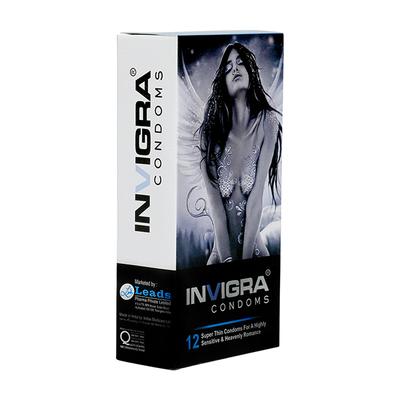 Invigra Feather Touch Condom 12's - Plain/Flavoured Condoms