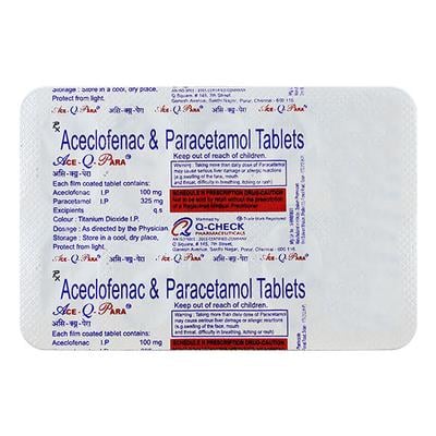 ACE Q Para Tablet 10'S - Pain relief-Nsa
