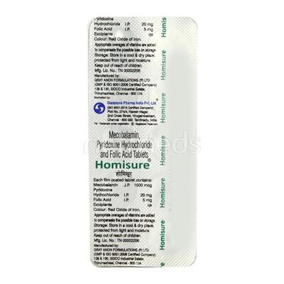 Homisure Tablet 10'S - Supplements-Vam