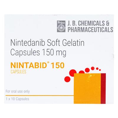 NINTABID 150mg Soft Gelatin Capsule 10's - Idiopathic Pulmonary Fibrosis