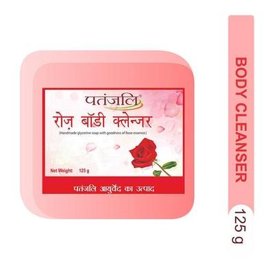 Patanjali Body Cleanser - Rose 125 gm - Soaps