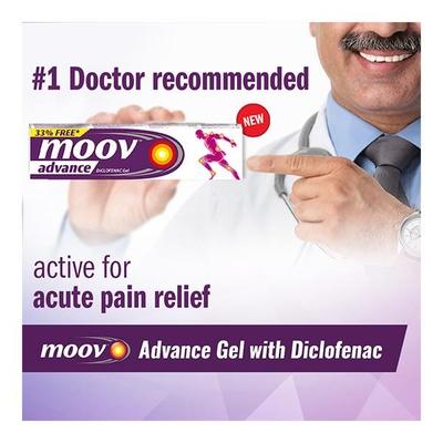 Moov Advance Diclofenac Gel 40 gm - Gel/Cream