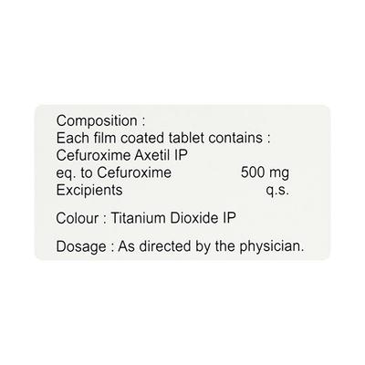 VILTACEF 500 Tablet 10's - Bacterial Infections-Cep