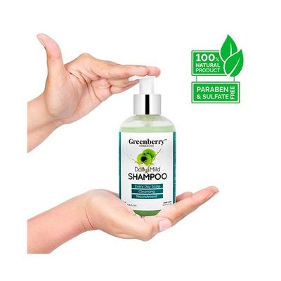Greenberry Organics Daily Mild Shampoo 200 ml - Shampoos