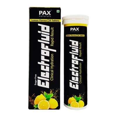 PAX Naturals Sugar Free Electrofluid Effervescent Tablet 20's - Health Drink