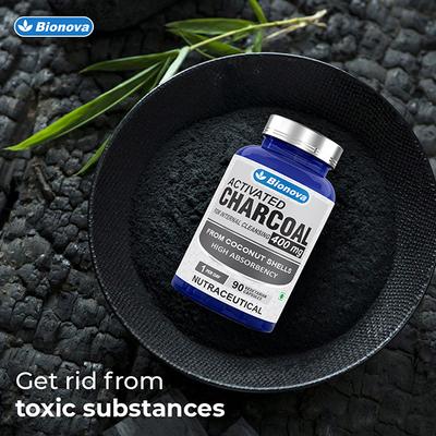Bionova Activated Charcoal 400 mg Capsule 90's - Multi-Vitamins