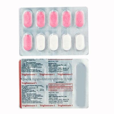 Triglimicure 1 Tablet 10'S - Diabetes-Ant
