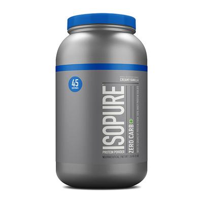 Isopure Zero Carb Protein Powder - Creamy Vanilla Flavour 3 lb - Workout Essentials