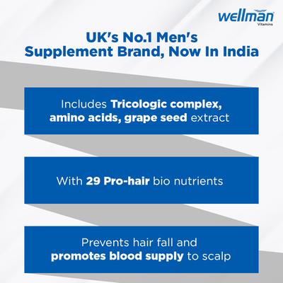 Wellman HairFollic Gluten Free Tablet 30's - Hair & Skin