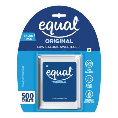 Equal Original Low Calorie Sweetener Tabet (Value Pack) 500's - Sugar Substitute