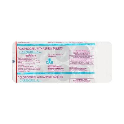 Carpigrel A Tablet 10'S - Blood Clot-Ant