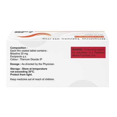 ALLERBLIS 20 Tablet 10's - Allergies-Ant