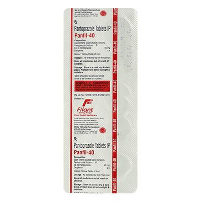 PANFIL 40 Tablet 10's - Ulcer/Reflux/Flatulence-Aaa