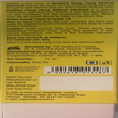 MsChief Ylang Ylang Lubricant 75 ml - Flavoured Lubes