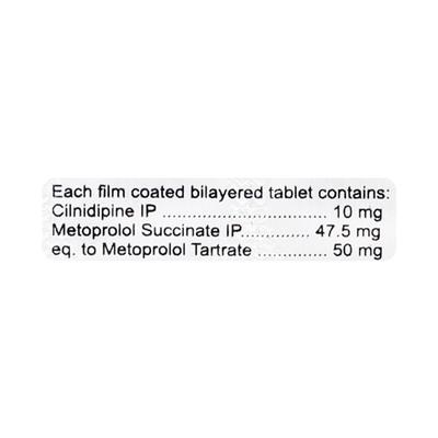 CCBEST M 10/50 Tablet 10's - Hypertension-Cal