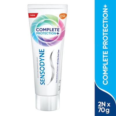 Sensodyne New Complete Protection+ Toothpaste - Pack of 2 x 70 gm - Toothpaste