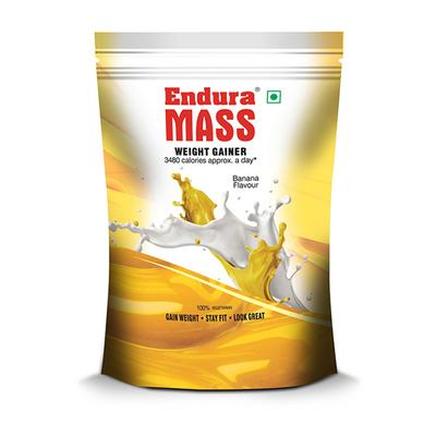 Endura Mass Weight Gain Powder - Banana Flavour 907 gm - Weight Gain