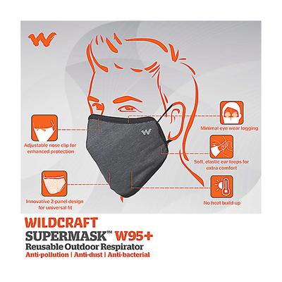 Wildcraft Supermask W95+ Reusable Outdoor Respirator Face Mask - Small - Face Mask