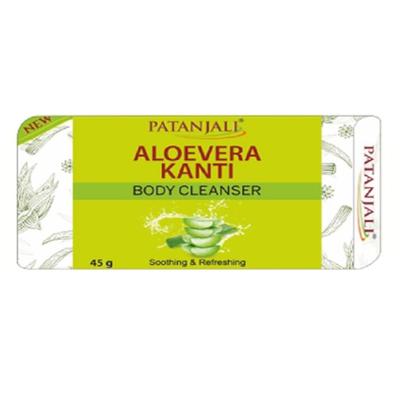 Patanjali Body Cleanser - Aloevera Kanti 45 gm - Soaps