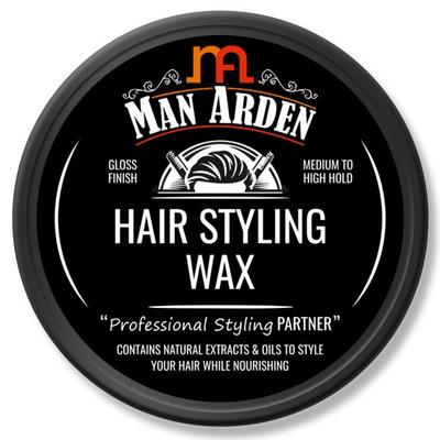 Man Arden Hair Styling Wax Gloss Finish (Medium to High Hold) 50 gm - Hair Gels & Waxes