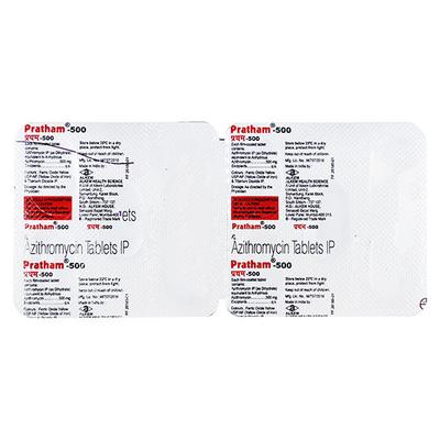 Pratham 500mg Tablet 5'S - Bacterial Infections-Pen