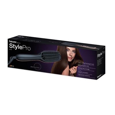 Beurer Beauty Style Pro Hair Straightening Brush (HS60) - Black - Straighteners