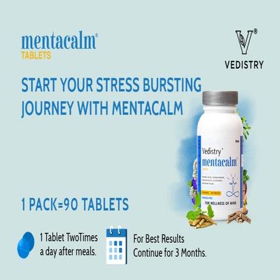 Vedistry Mentacalm Tablet 90's - Speciality Medicines