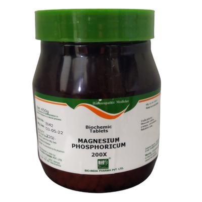 Bio-India's Biochemic Tablet - Magnesium Phosphoricum 200X 450 gm - Bio-Chemic