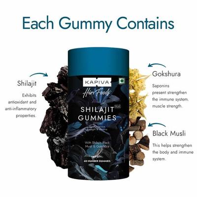 Kapiva Him Foods Shilajit Plus Gummies 60's - Health Products