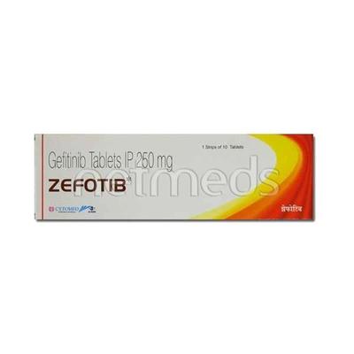 Zefotib 250mg Tablet 10'S - Cancer Oncology-Tar