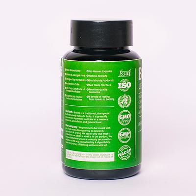 iAYUR Bacopa Leaves Extract 500 mg Veg Capsule 60's - Herbal Dietary Supplement