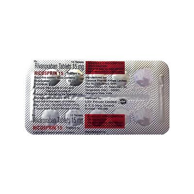 RICOSPRIN 15mg Tablet 10's - Blood Clot-Ant